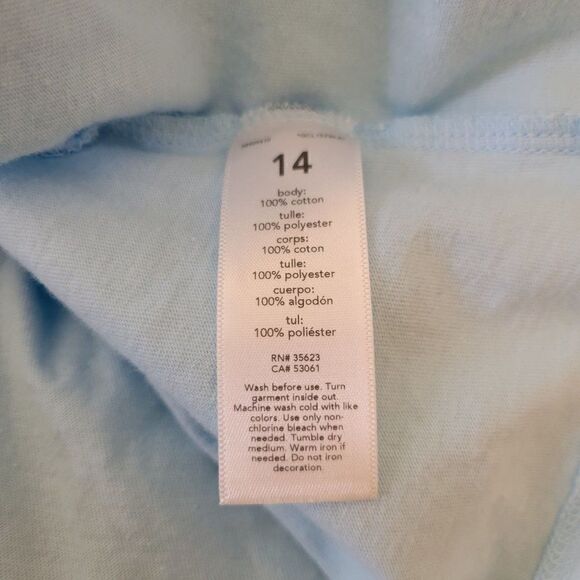 Carter's Kids Ombre Tulle Tiered Dress (Size 14) - Picture 4 of 4